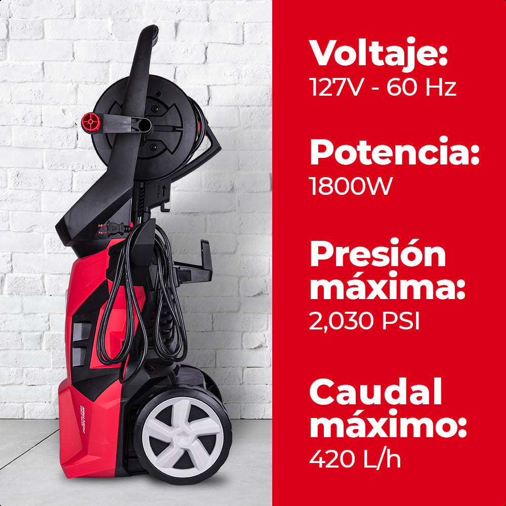 Hidrolavadora 1800W-2000psi, ENERGIZER