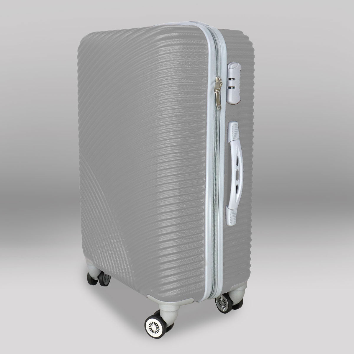 Maleta de Viaje Kenia, color Gris 43x26x65cm