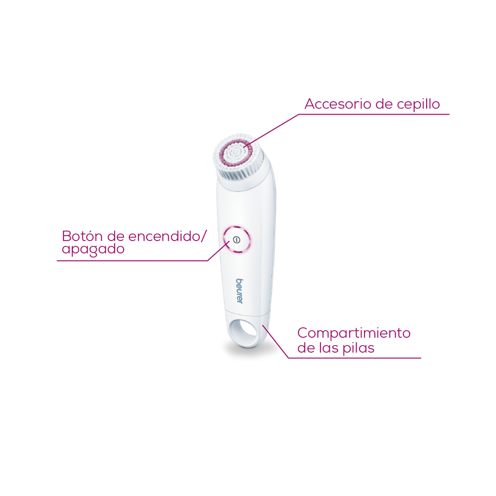 Cepillo Facial Limpiador Eléctrico Resistente al Agua para una Limpieza 4 Veces Más Profunda / FC45 Marca beurer®
