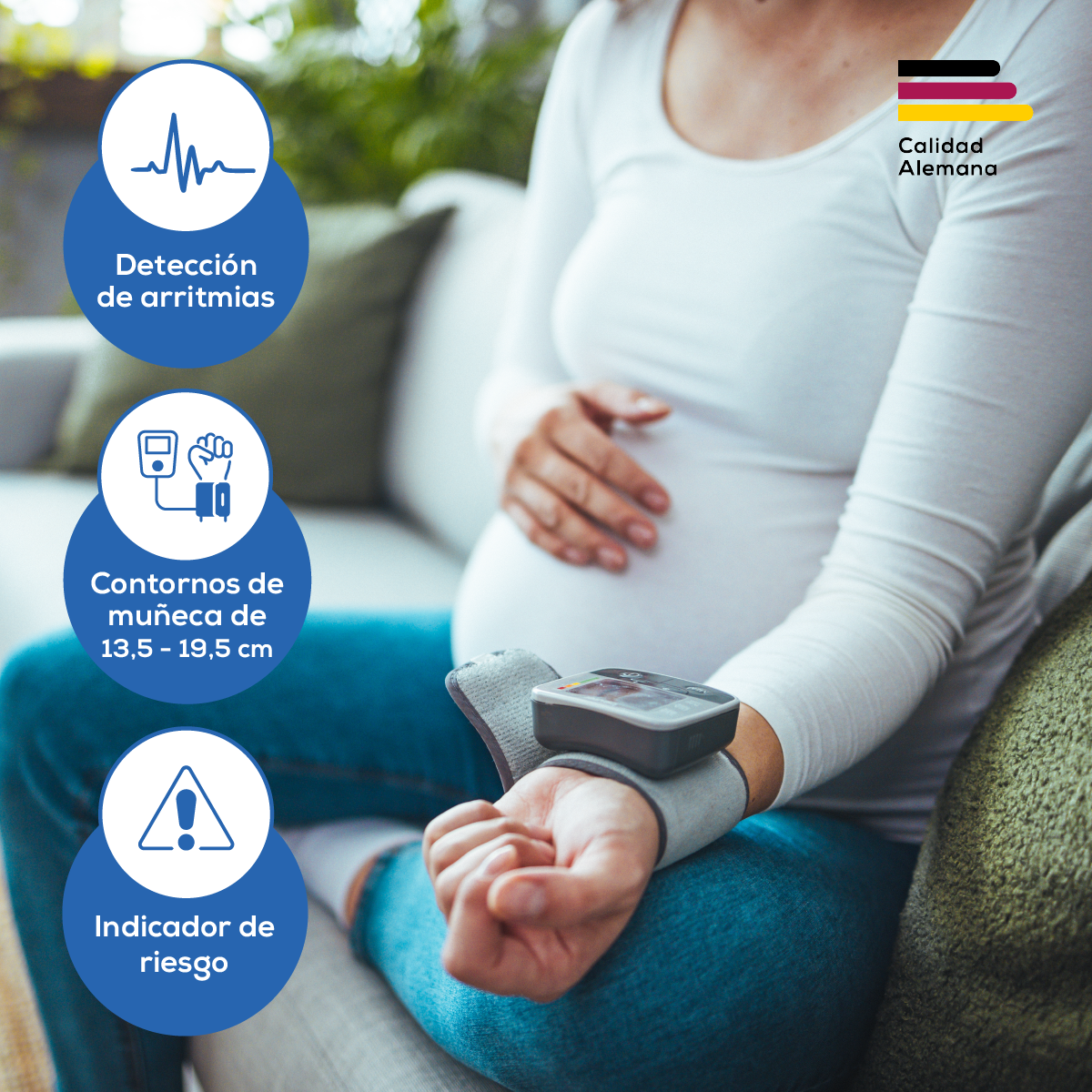 Baumanómetro Digital de Muñeca BC32 con Detección de Arritmias – Marca Beurer