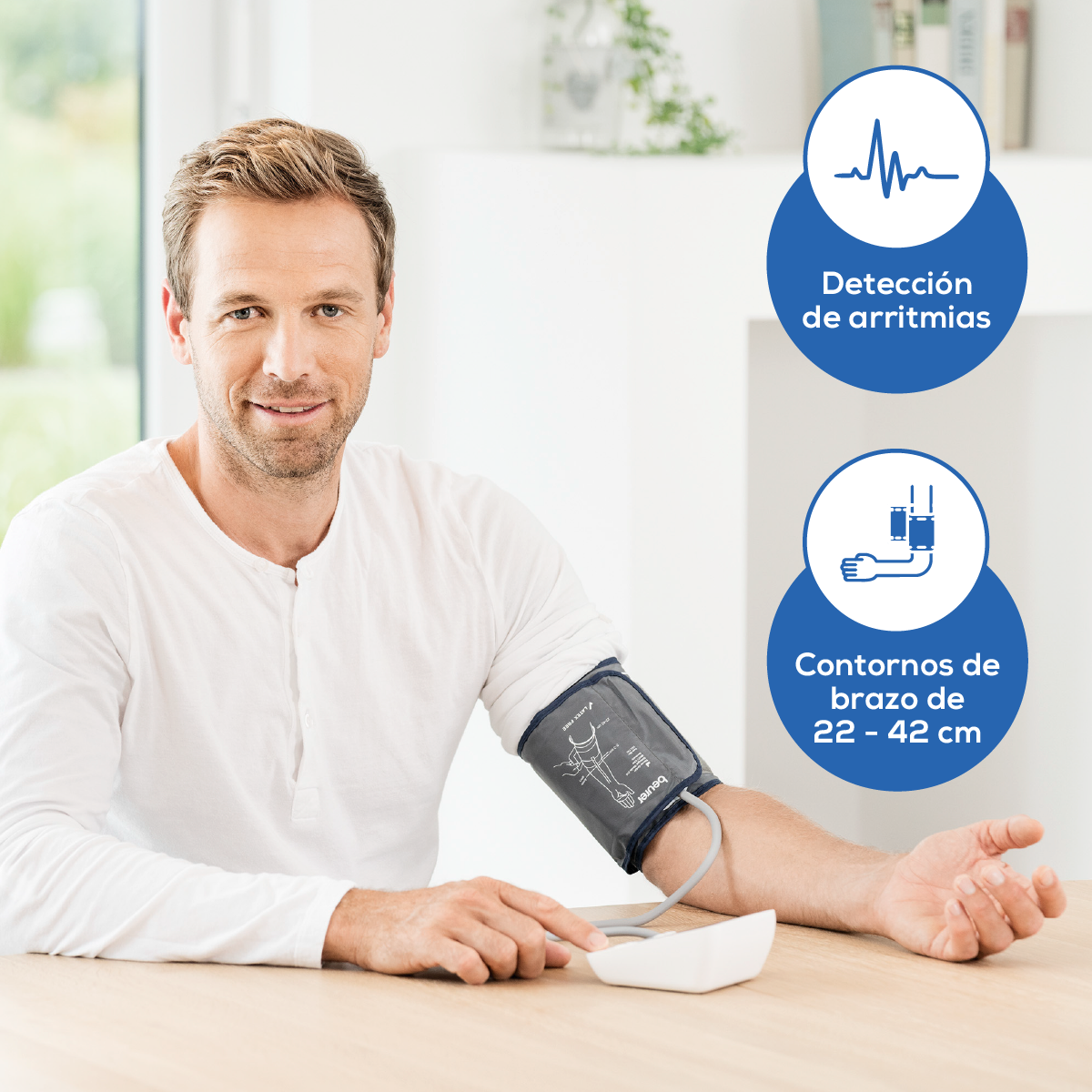 Baumanómetro Digital de Brazo BM27 con Control de Posición del Brazalete – Marca Beurer