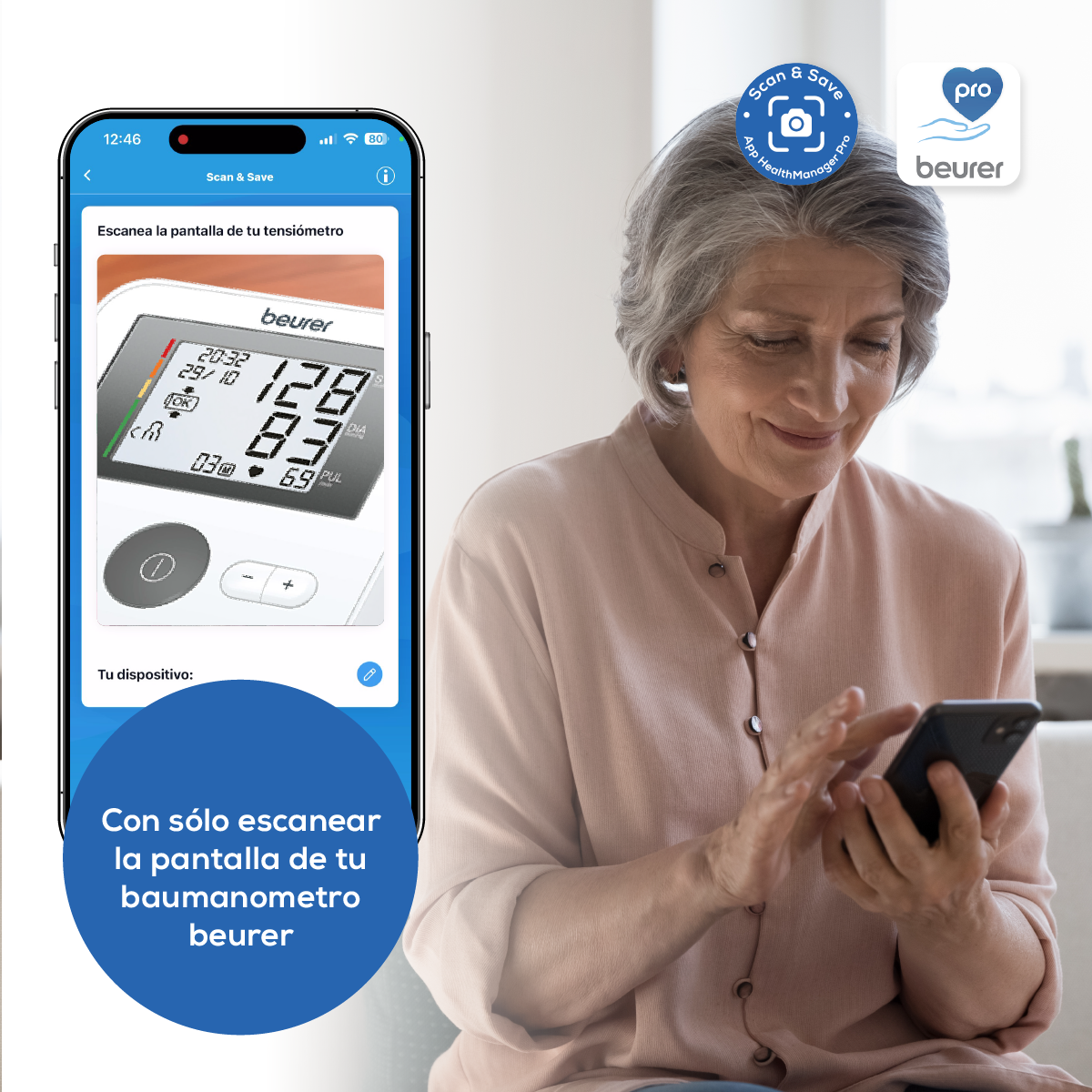 Baumanómetro Digital de Brazo BM27 con Control de Posición del Brazalete – Marca Beurer