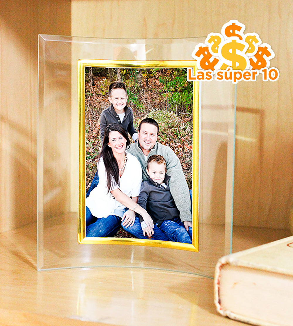 Portarretrato de vidrio vertical 13 x 18cm