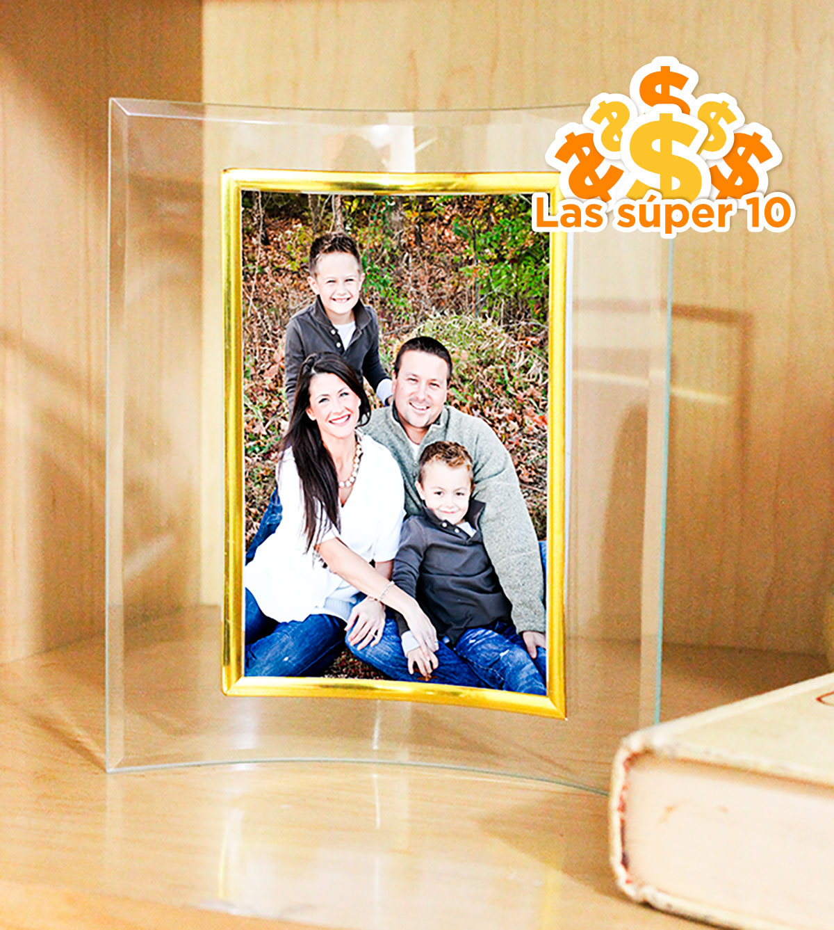 Portarretrato de vidrio vertical 13 x 18cm