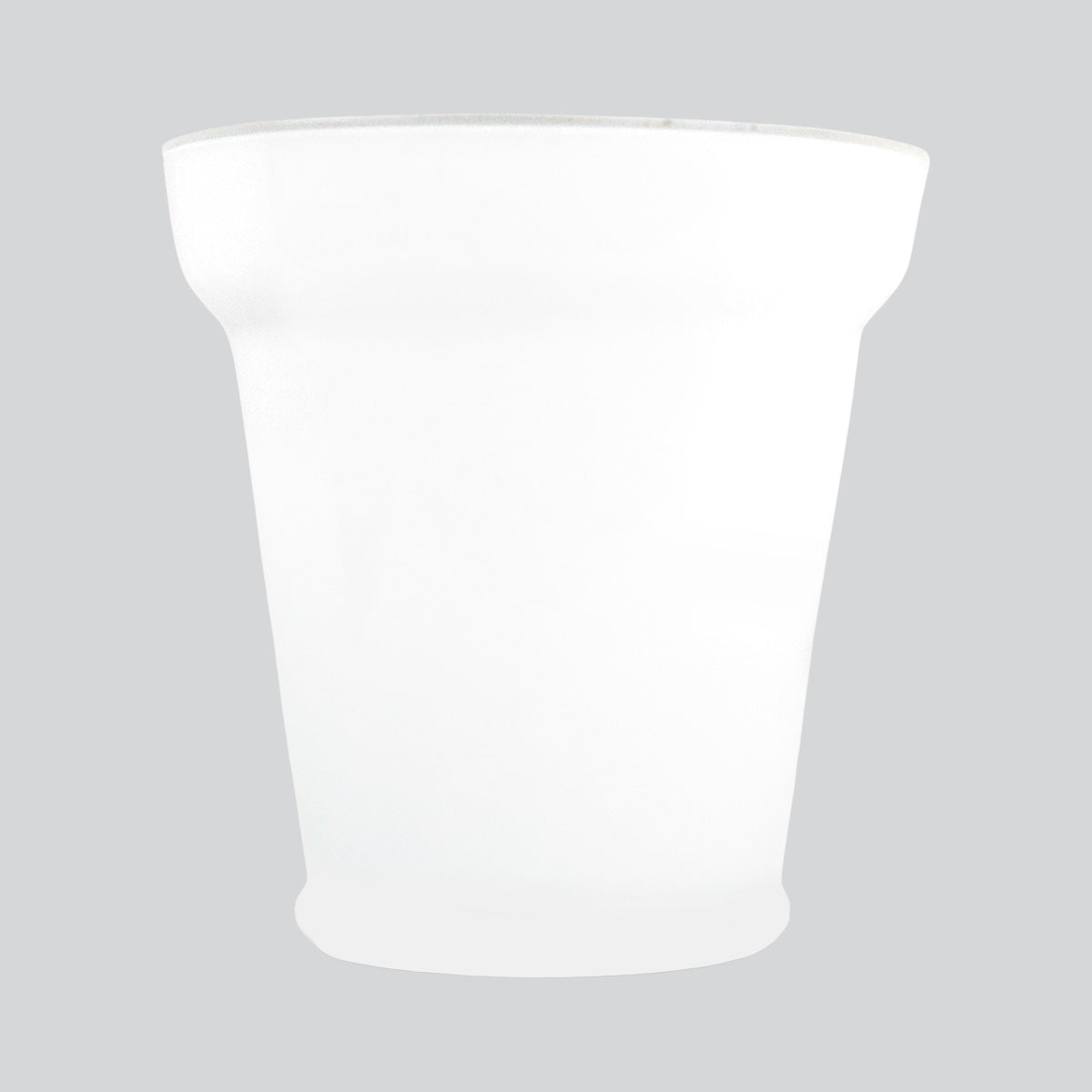 Florero de Cristal Blanco