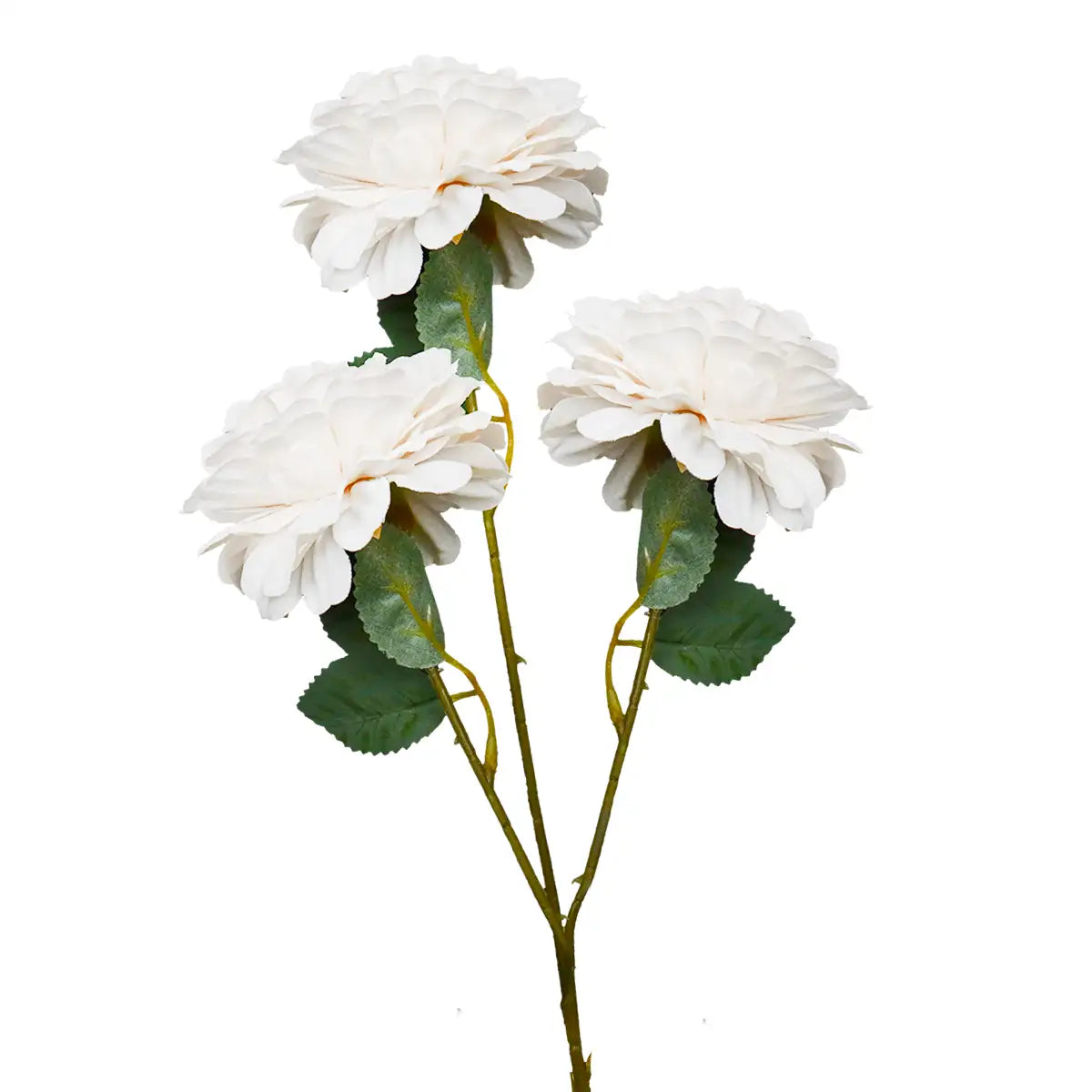 Flores Artificiales, Color Beige, 3 pzas