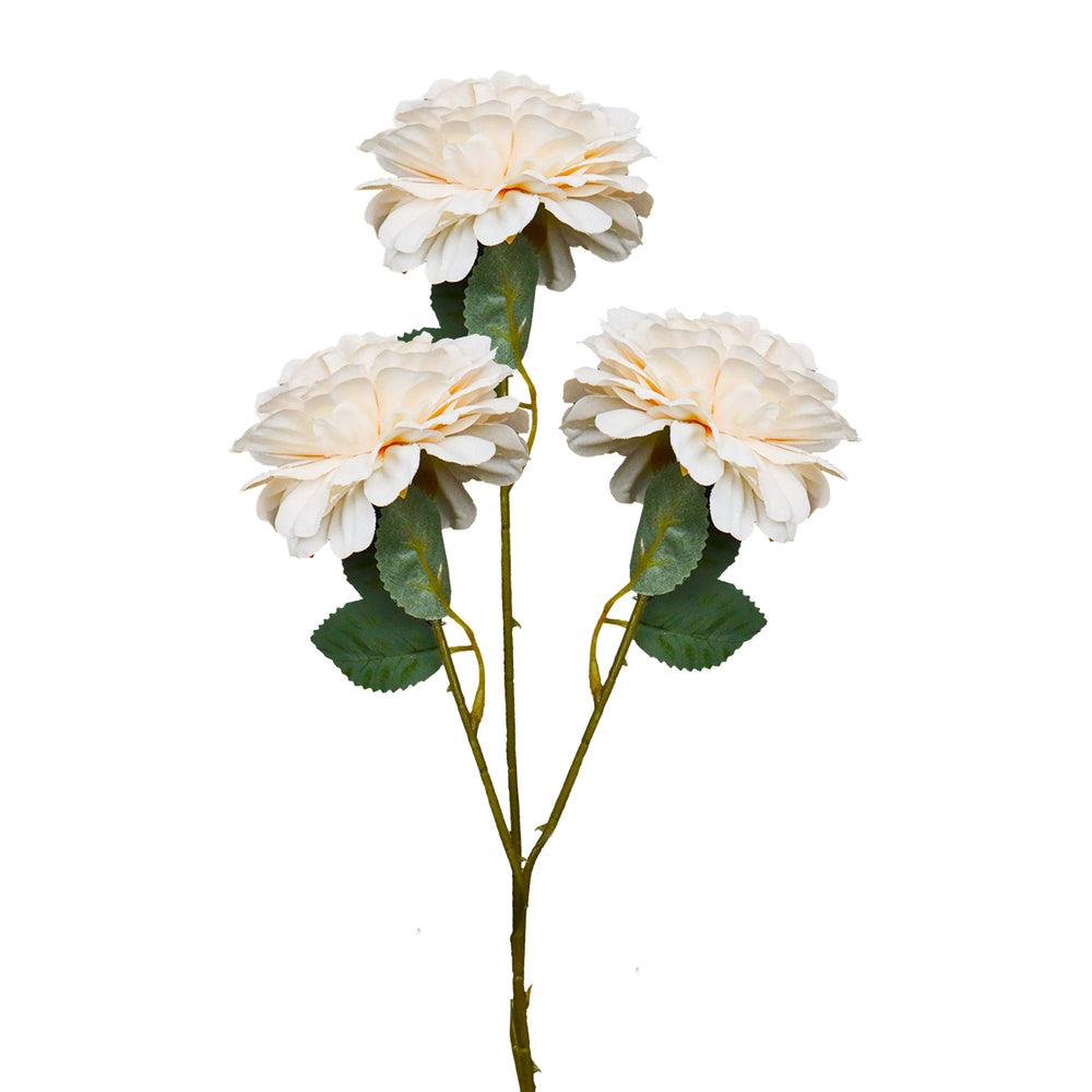 Flores Artificiales, Color Melón, 3 pzas