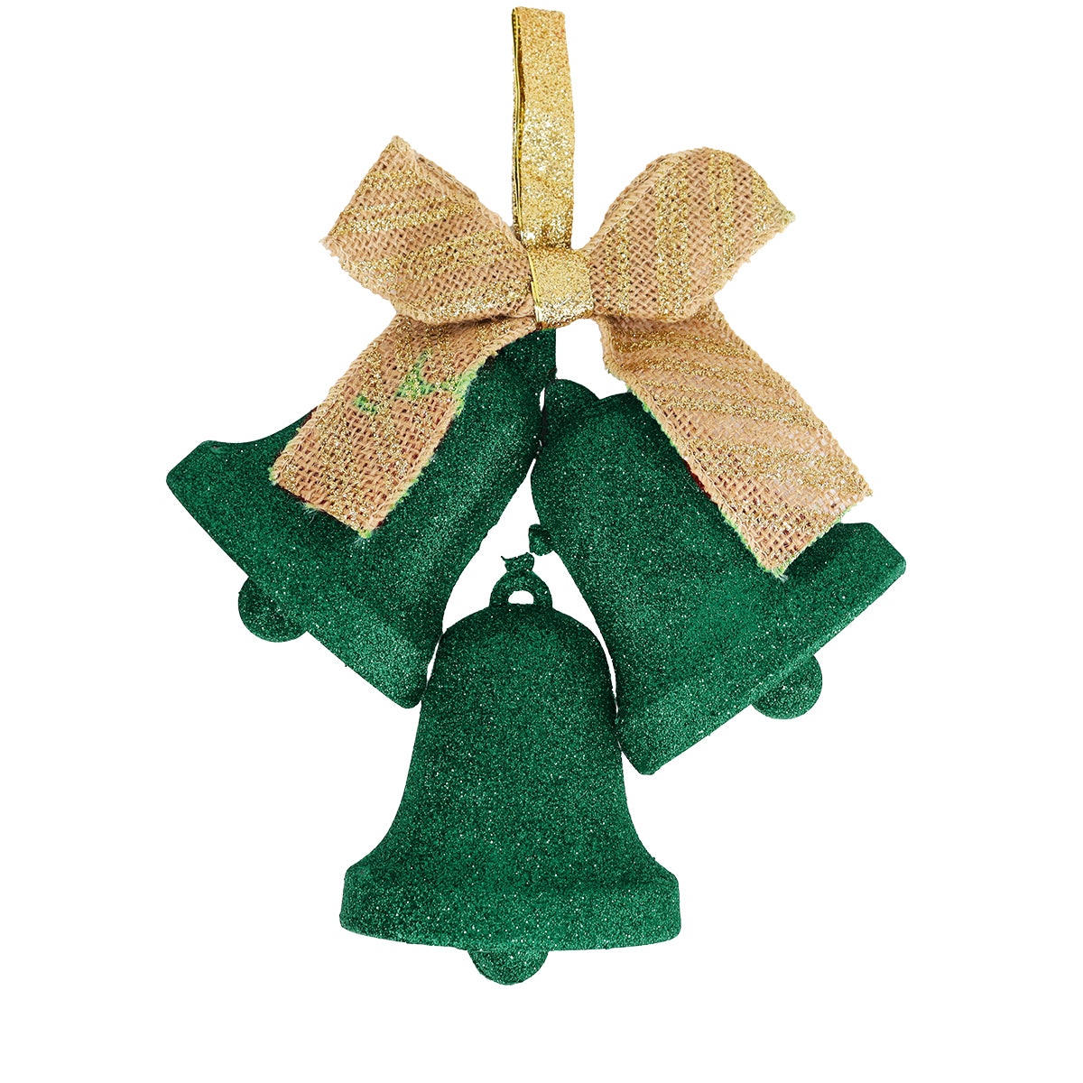 Decoración Colgante de Campanas, Color Verde