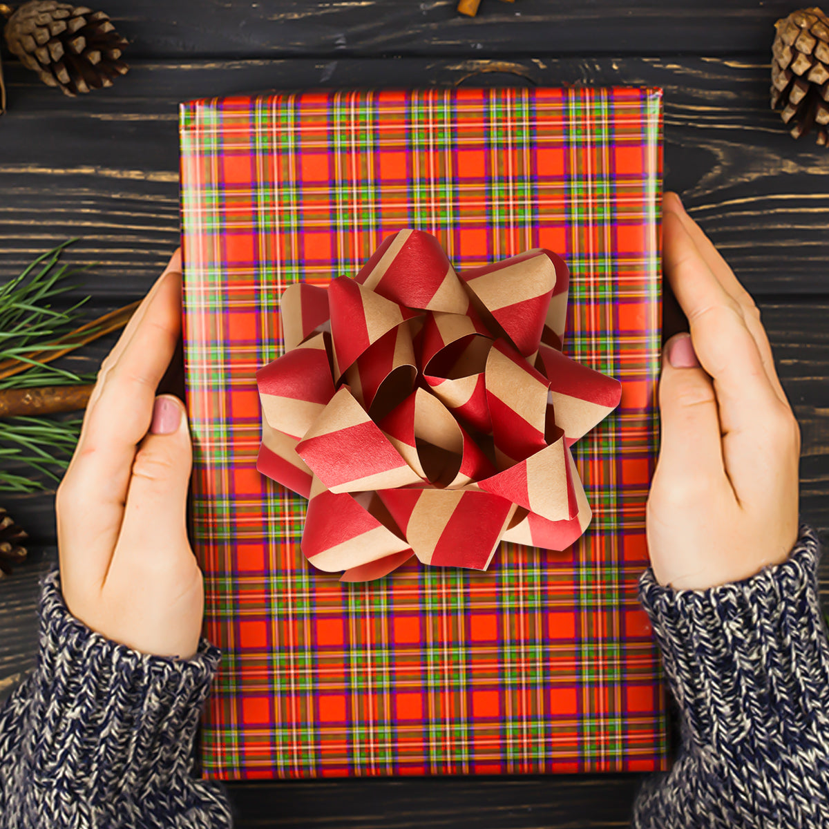 Moños para Regalo, 2 pzas, Color Rojo