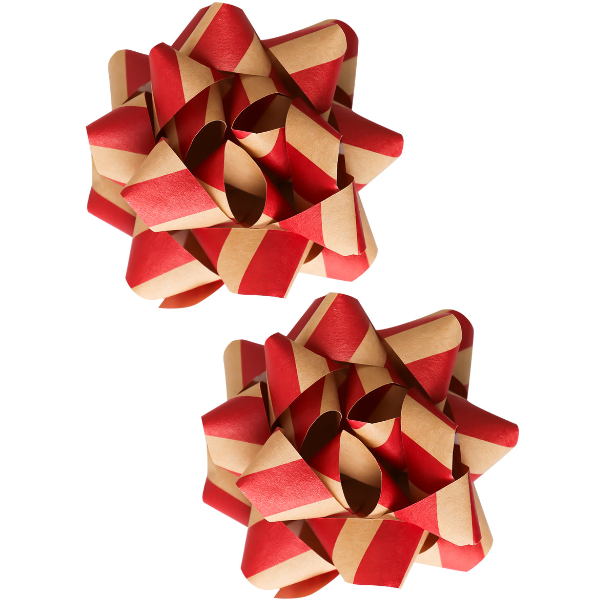 Moños para Regalo, 2 pzas, Color Rojo