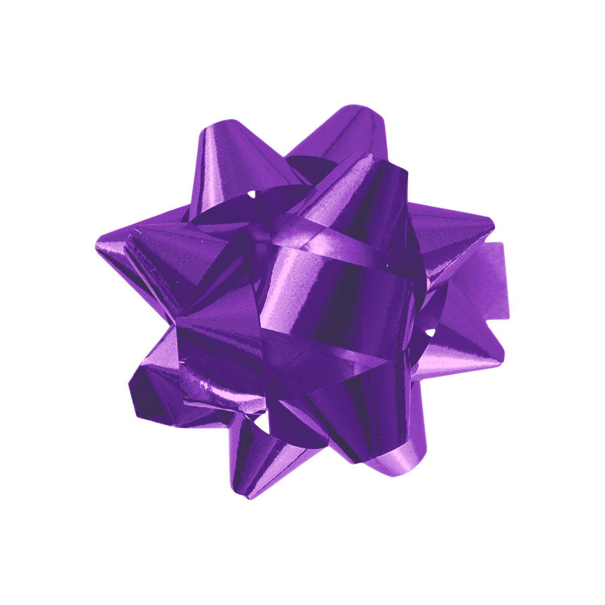 Mini Moños para Regalo, 12 pzas, Color Morado