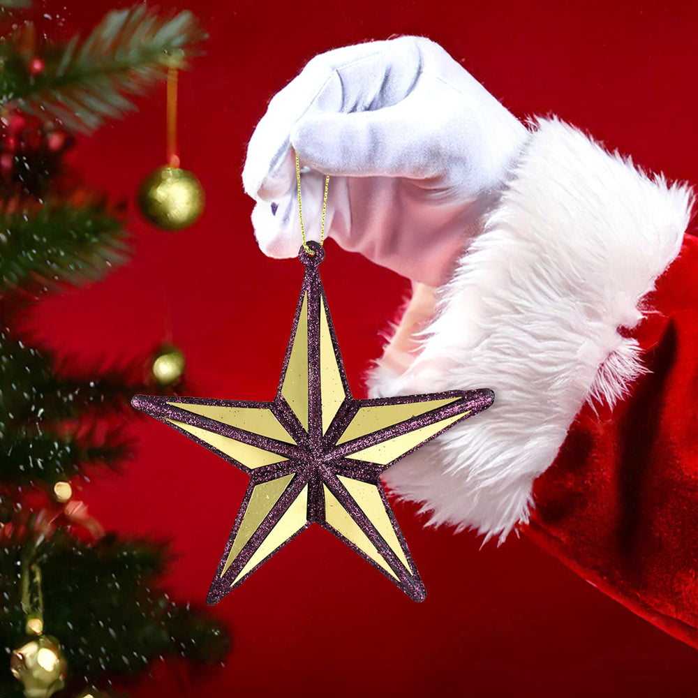 Estrella, Decoración Colgante, Efecto Espejo