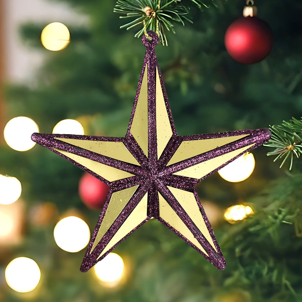 Estrella, Decoración Colgante, Efecto Espejo