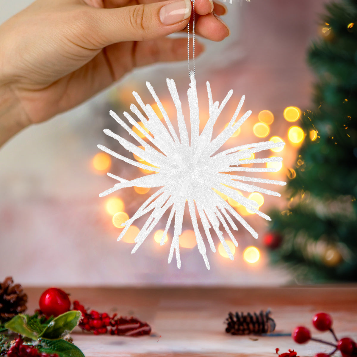 Estallido Estelar, Glitter, Color Blanco