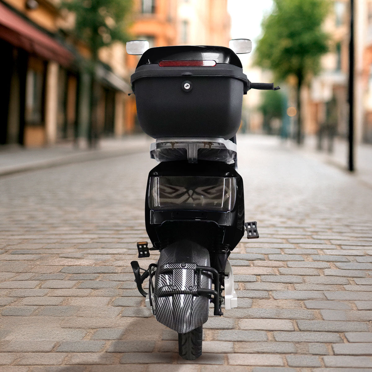 Bicicleta Eléctrica Kiwo N7, color Negro