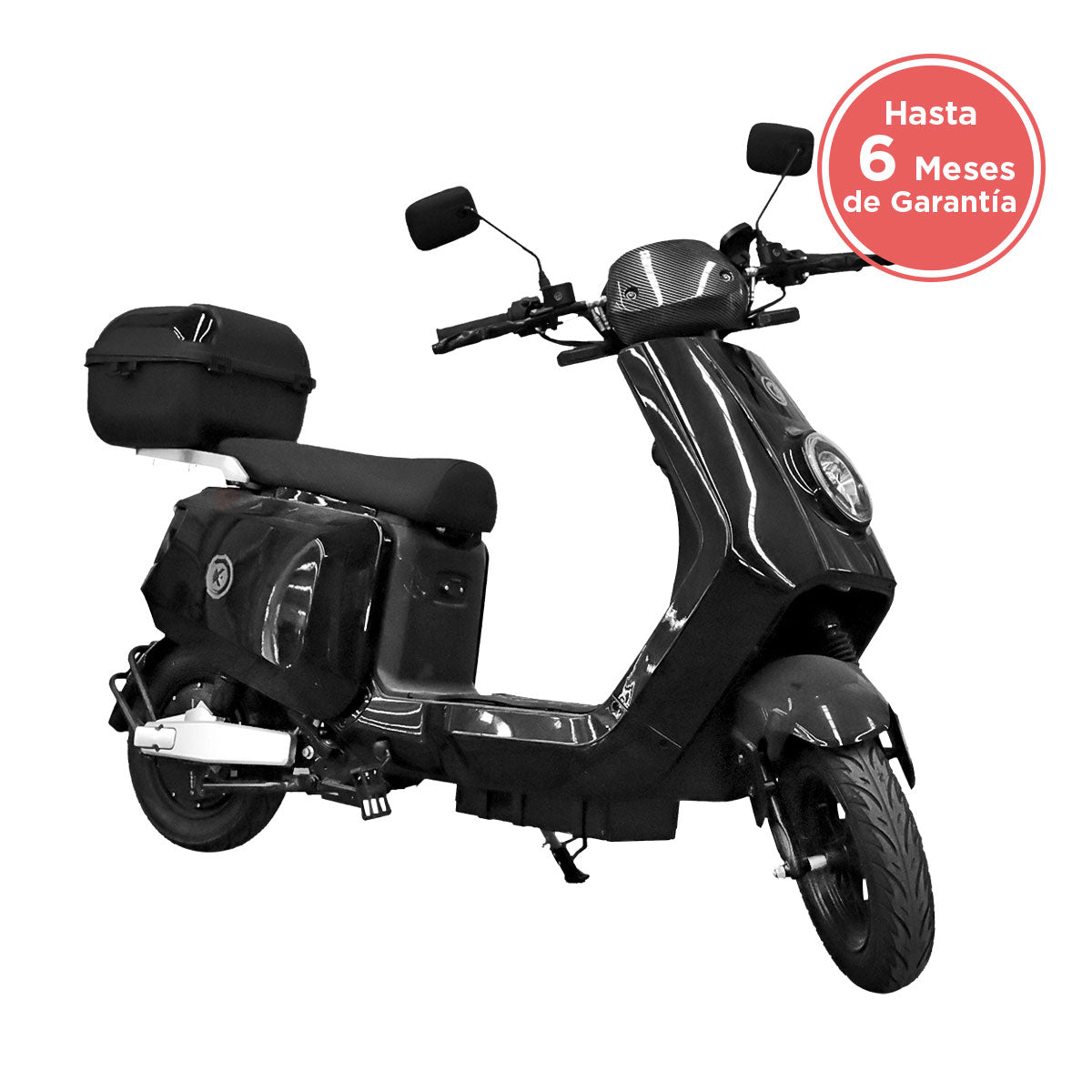 Bicicleta Eléctrica Kiwo N7, color Negro