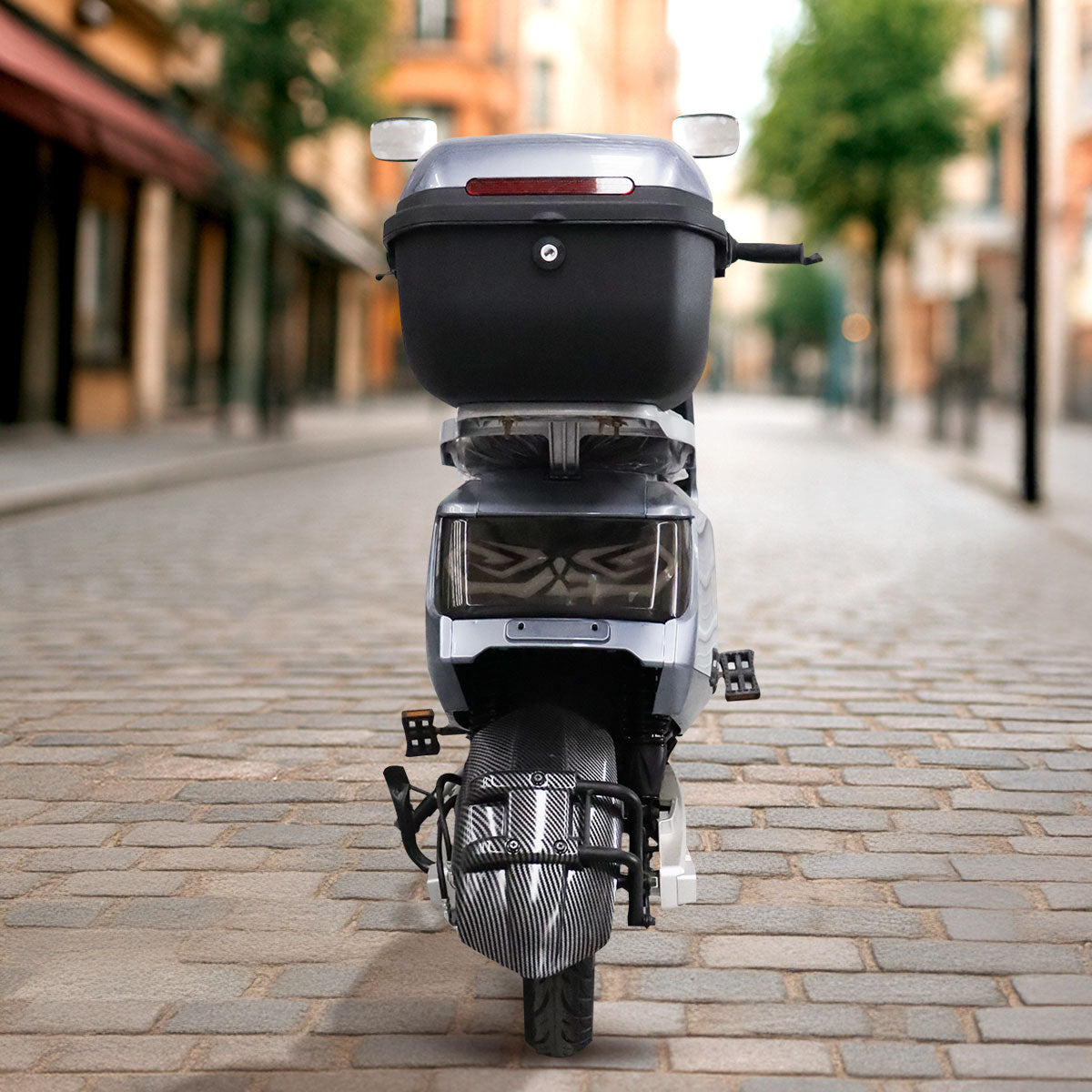 Bicicleta Eléctrica Kiwo N7, color Gris