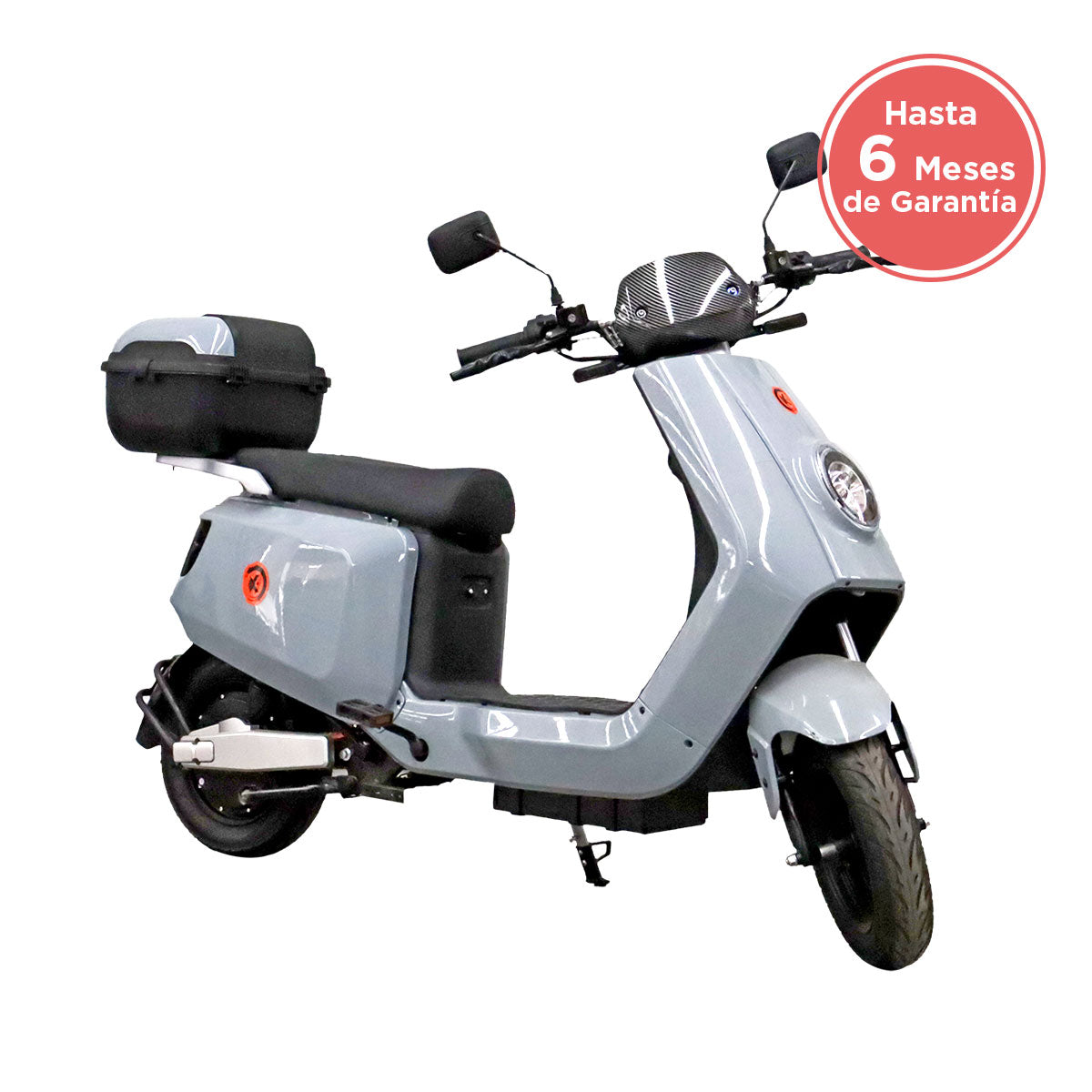 Bicicleta Eléctrica Kiwo N7, color Gris