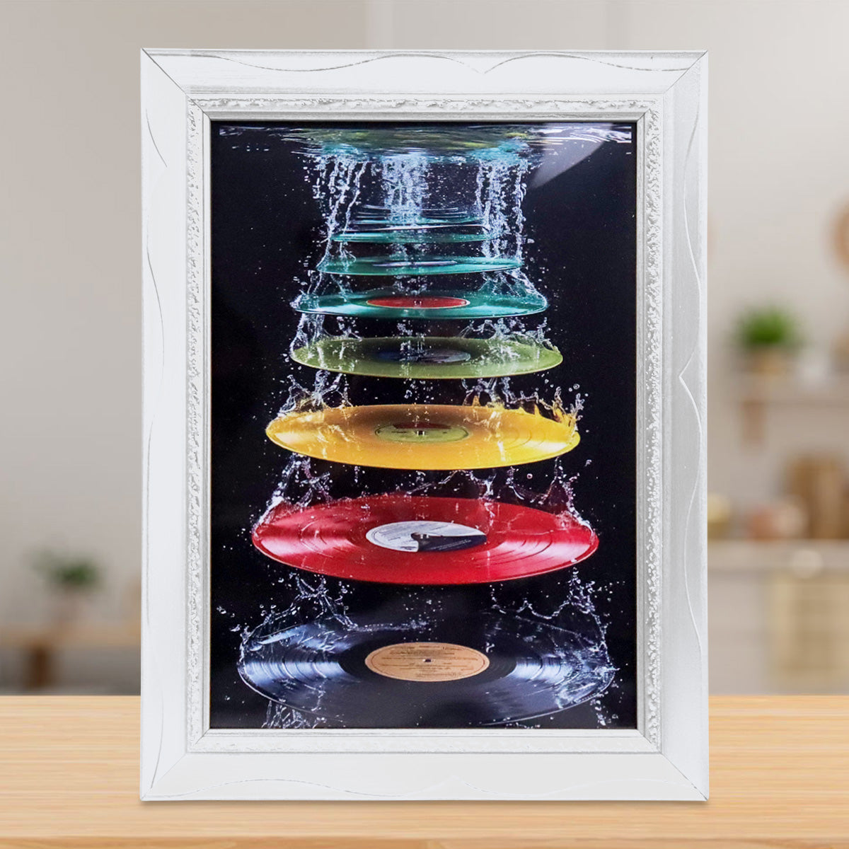 Portarretrato Vinilo, Color Plata, 12x17cm