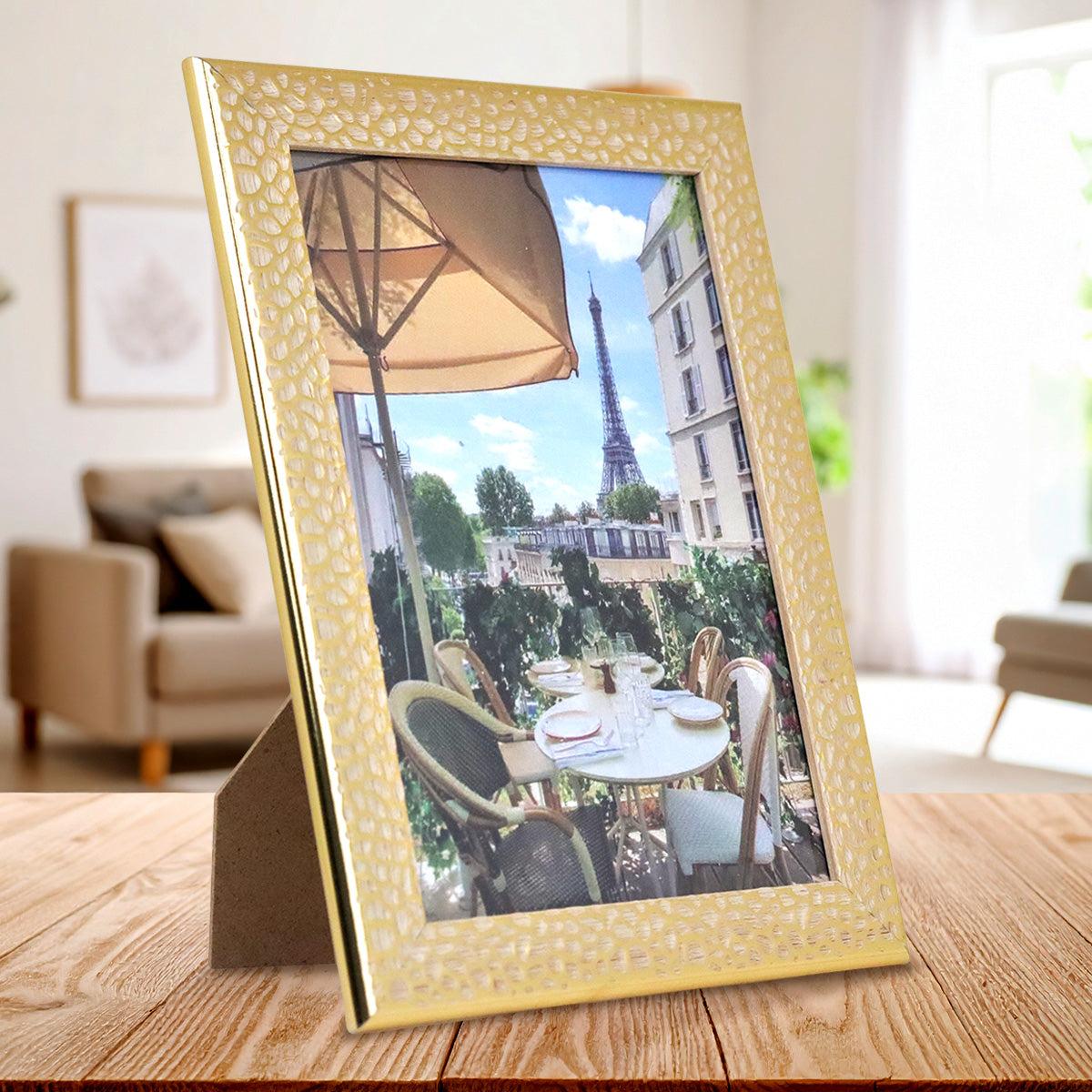 Portarretrato Eiffel, Craquelado, 12x17cm