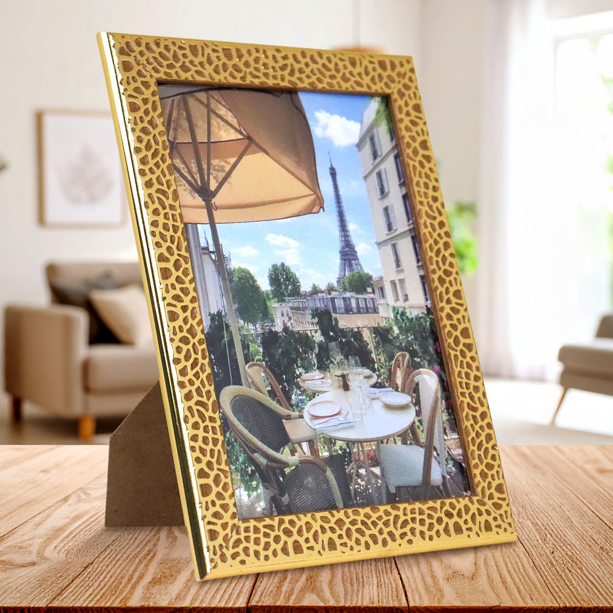 Portarretrato Eiffel, Craquelado