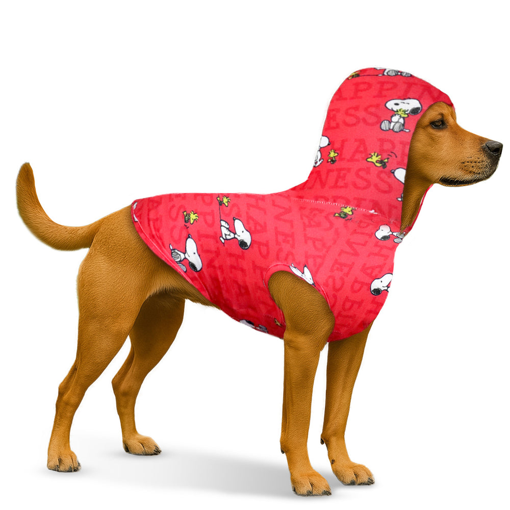 Snoopy y Emilio, Ropa para Mascota, Color Rojo