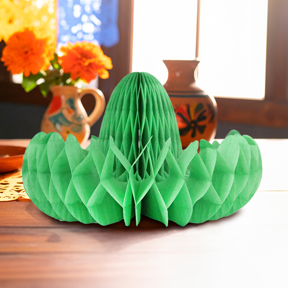 Decoración de Papel, Fiestas Patrias, Color Verde