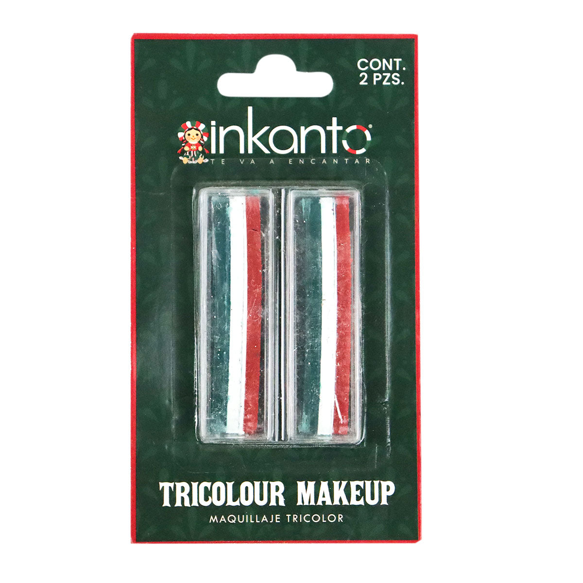 Barra de Maquillaje Tricolor, 2 pzas