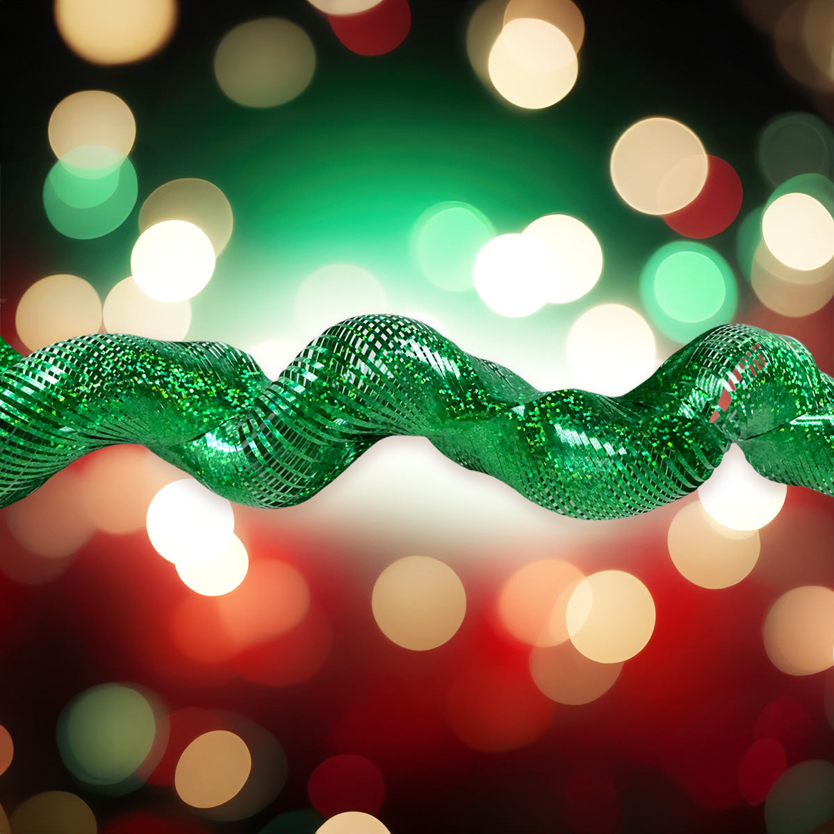 Tira en Espiral Decorativa, Color Verde, 4 m