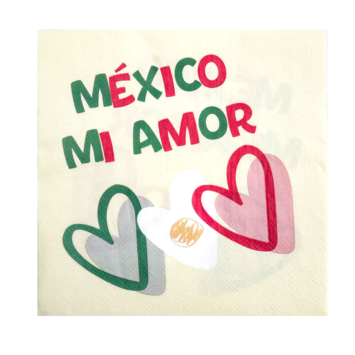 México Mi Amor, Servilletas, 15 pzas