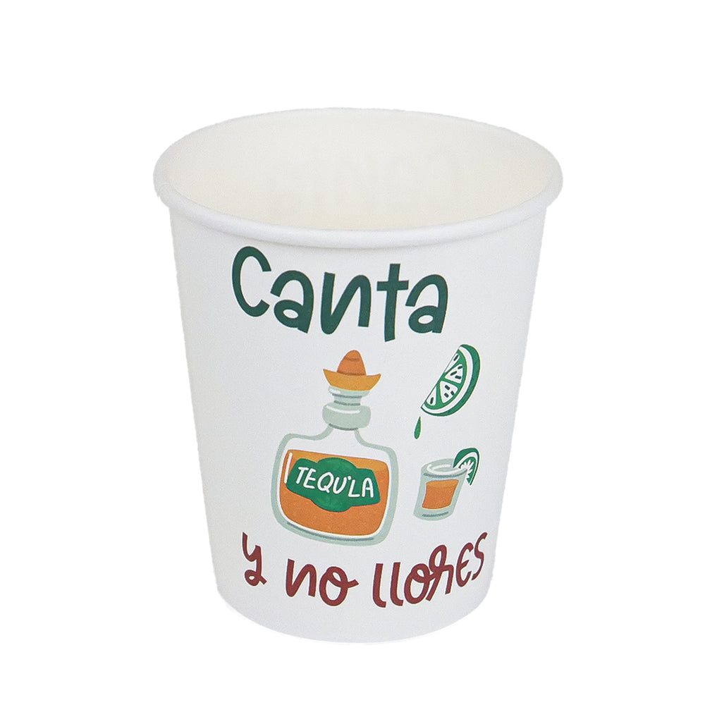 Canta y No Llores, Vasos de Cartón, 10 pzas