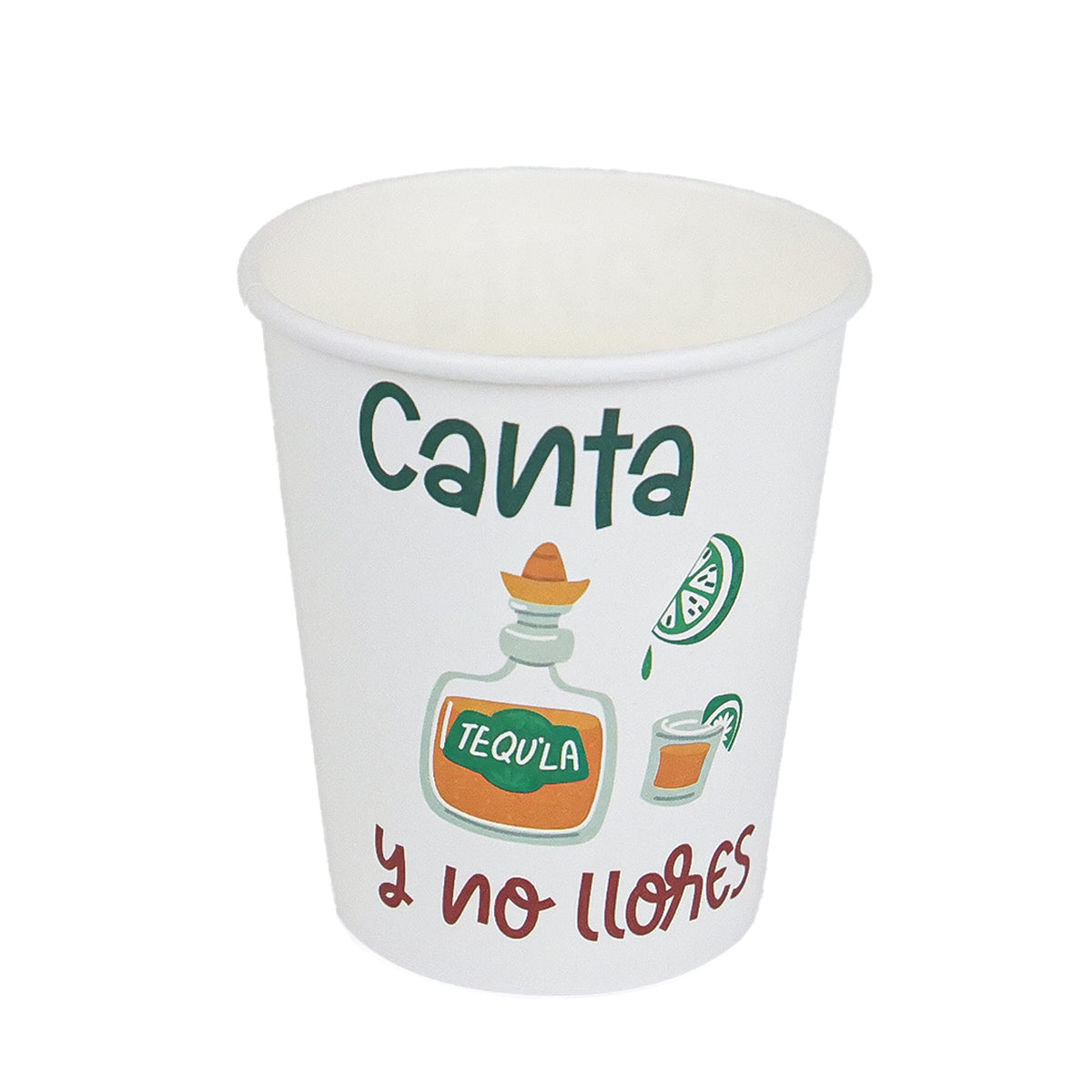 Canta y No Llores, Vasos de Cartón, 10 pzas