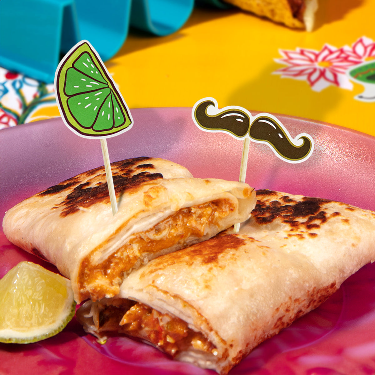 Palitos Botaneros, Diseño de Fiestas Patrias, 4 pzas