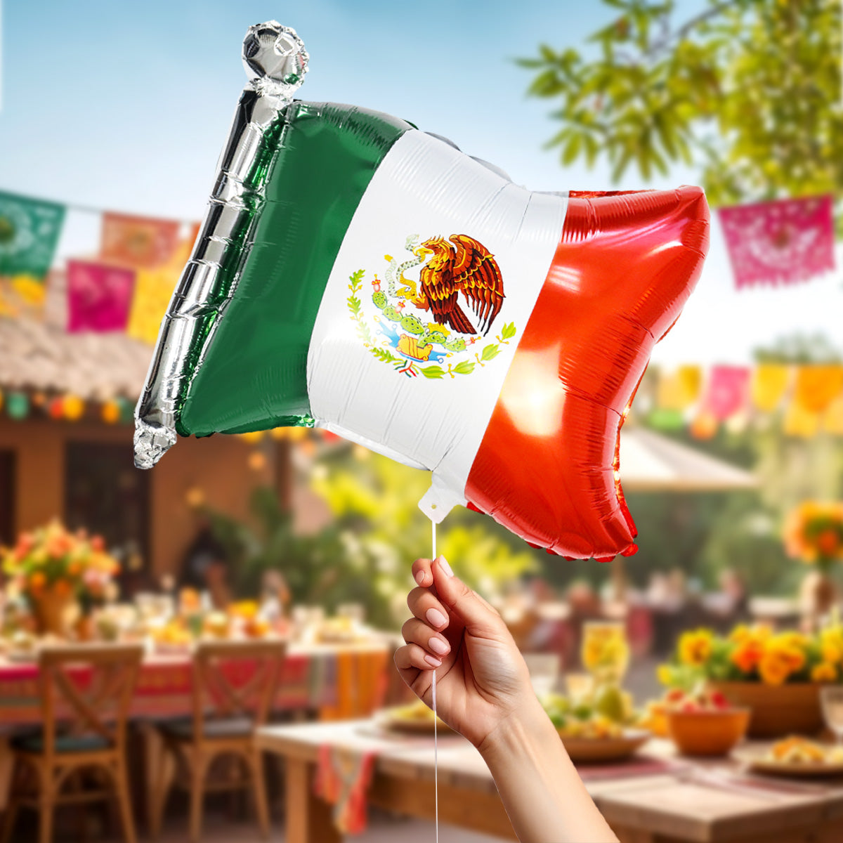 Bandera, Globo Metálico