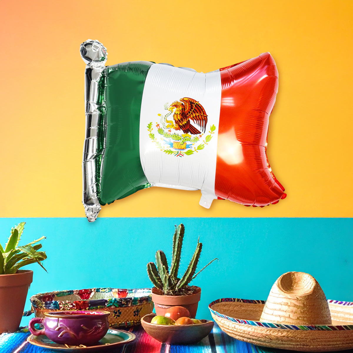 Bandera, Globo Metálico