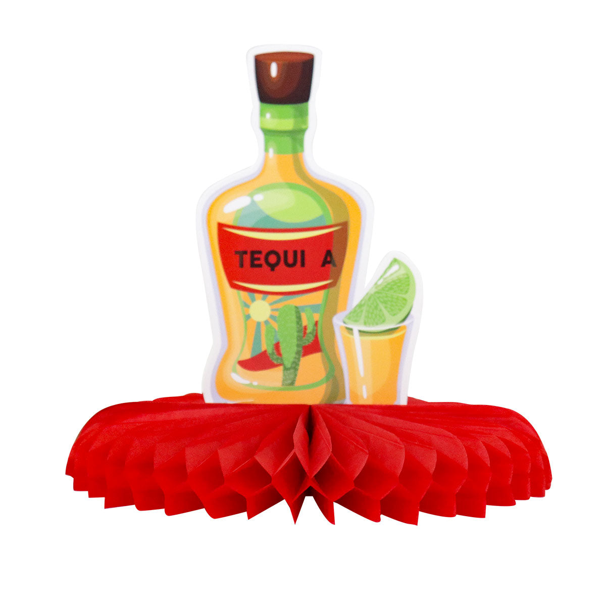 Tequila, Centro de Mesa con Diseño de Fiestas Patrias