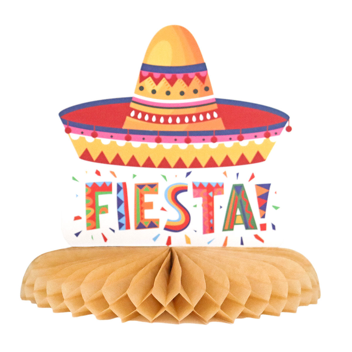 Sombrero, Centro de Mesa con Diseño de Fiestas Patrias