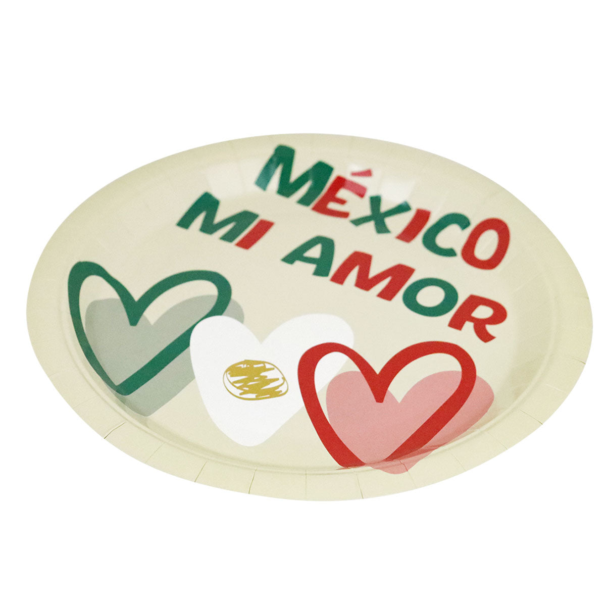 México Mi Amor, Platos de Cartón, 8 pzas