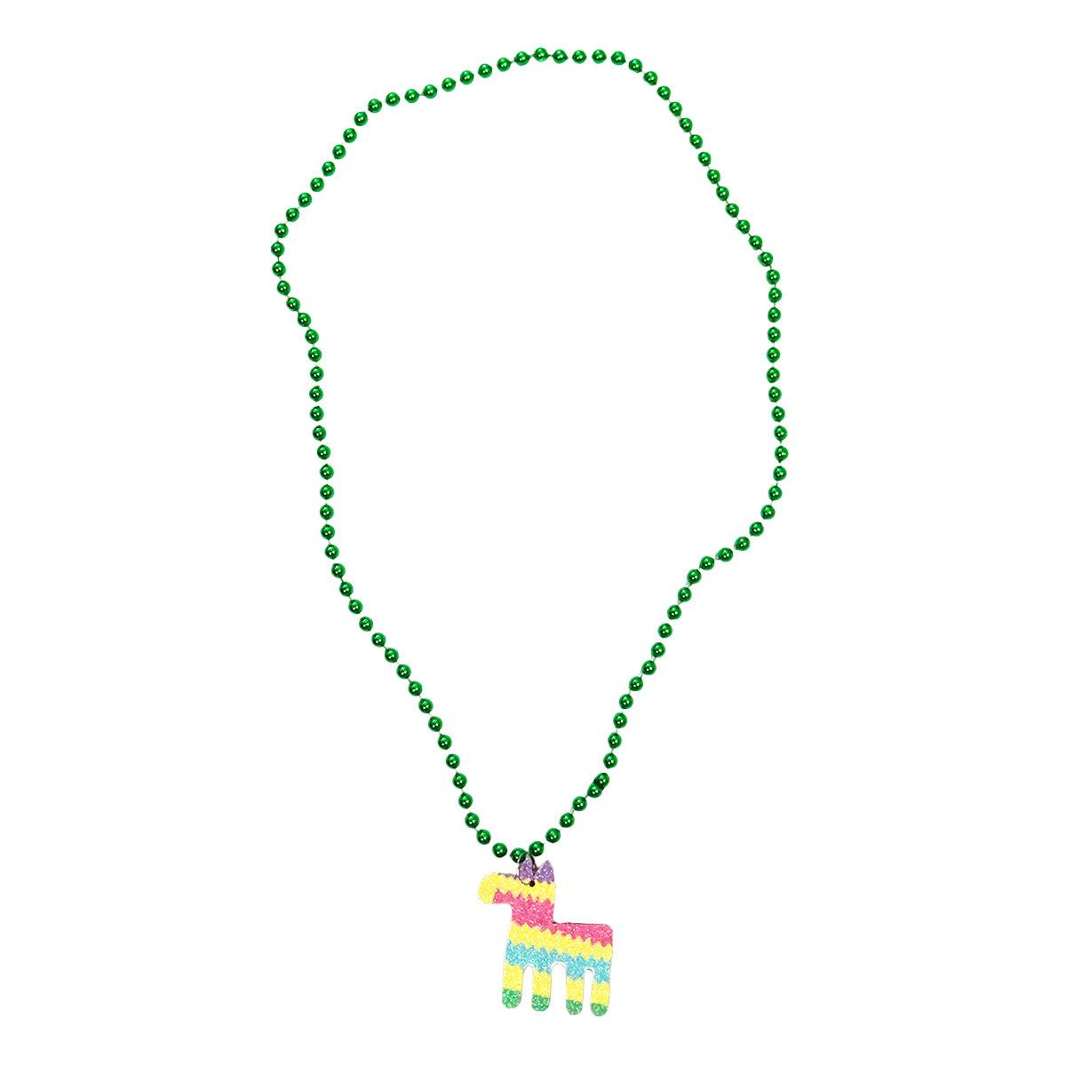 Collar con Decoración Piñata, Color Verde
