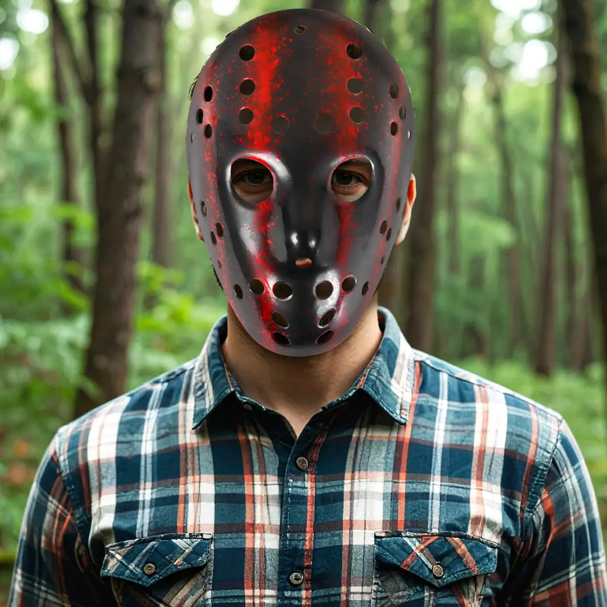 Máscara de Hockey, Halloween, Color Negro