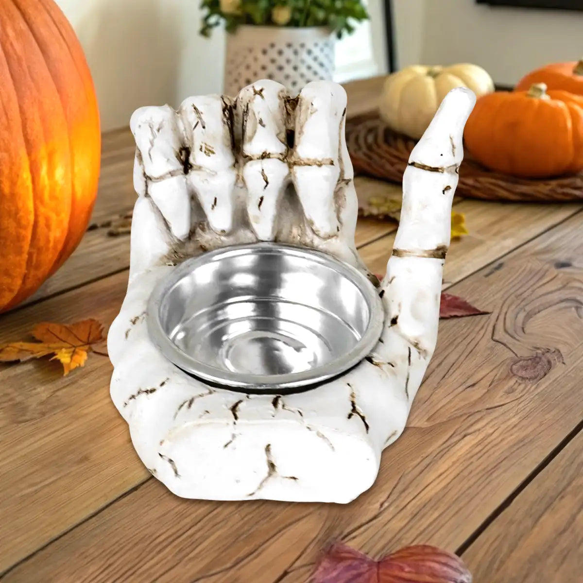 Mano, Portavela de Cerámica