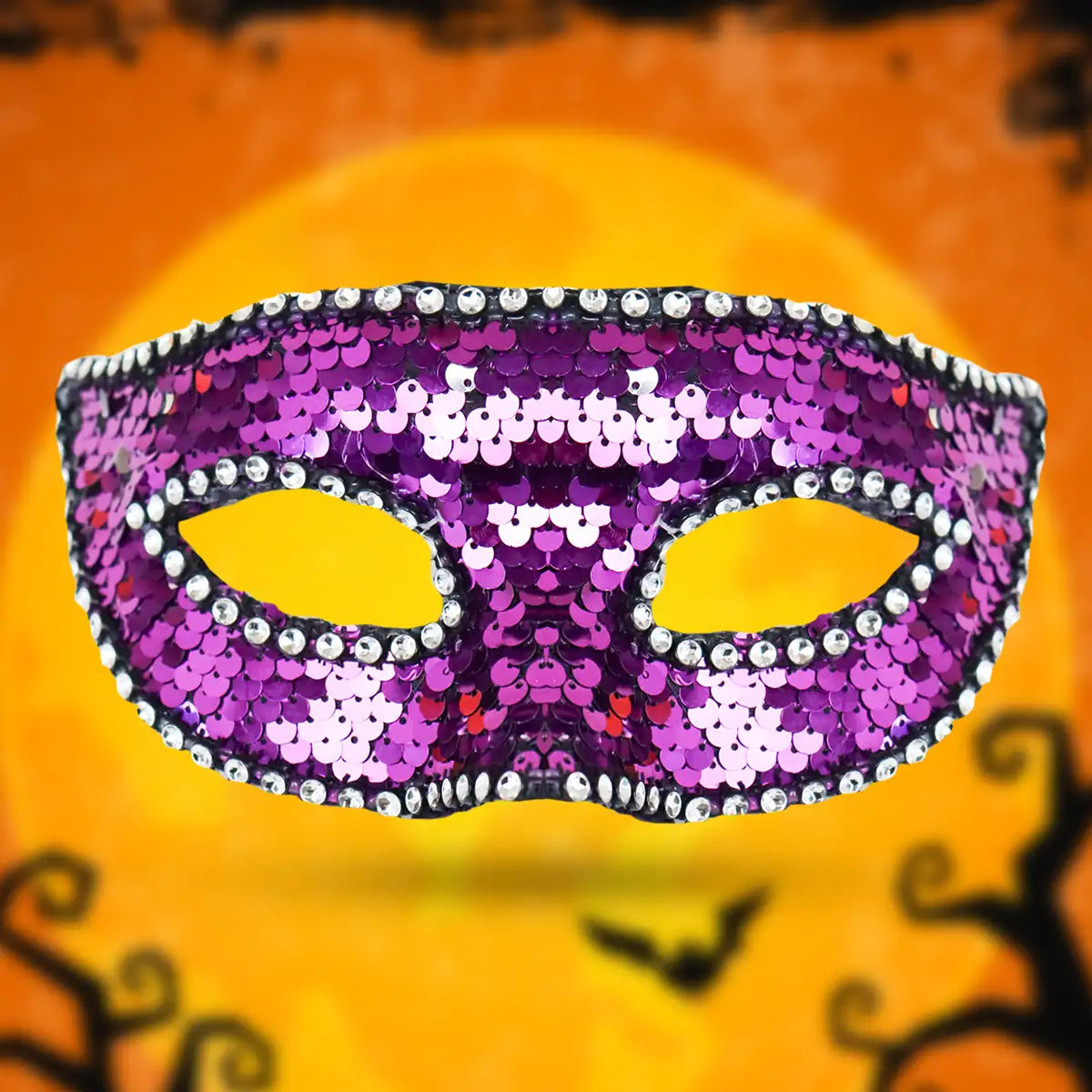 Máscara Antifaz, Color Morado