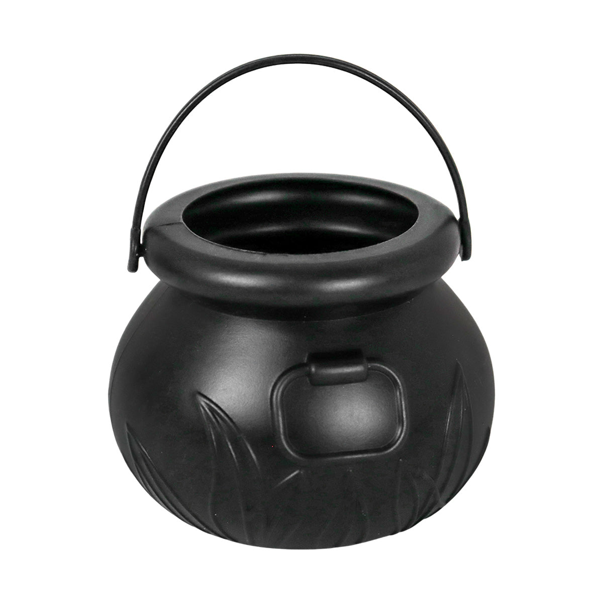 Mini Calderos de Plástico, Halloween, Color Negro