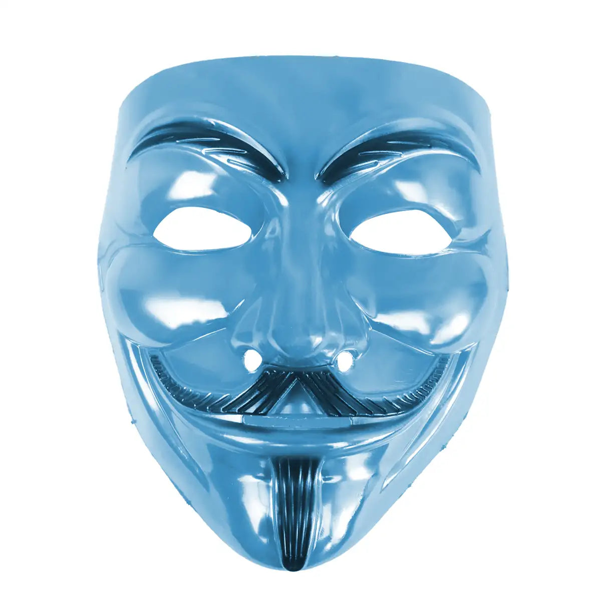 Anonymous, Máscara de Plástico, Color Azul