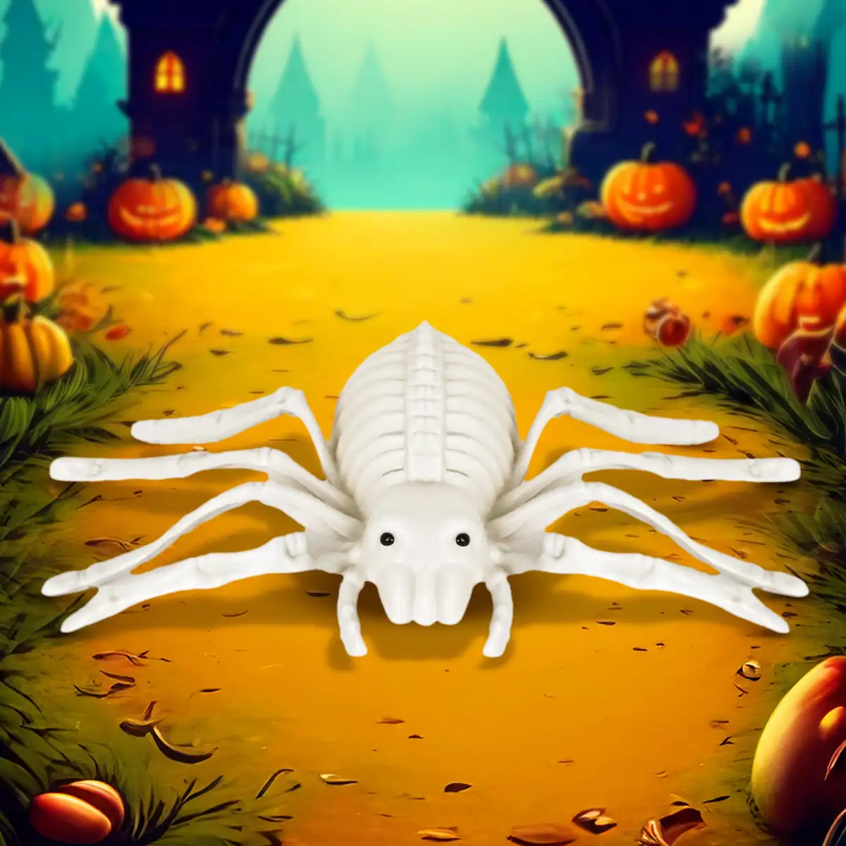 Araña, Esqueleto para Decoración de Halloween