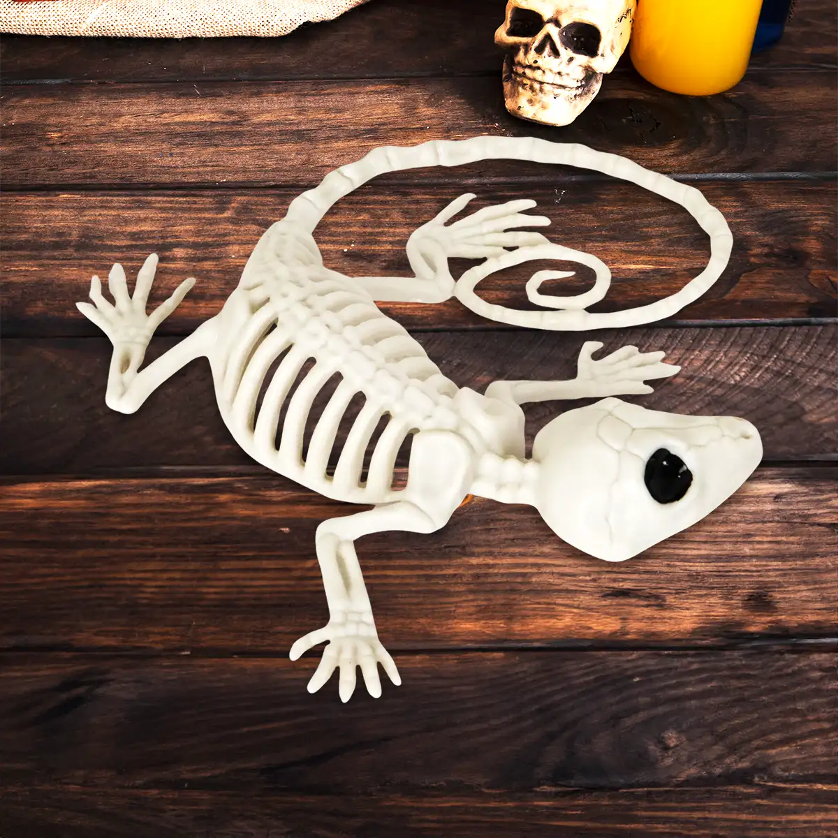 Reptil, Esqueleto para Decoración de Halloween