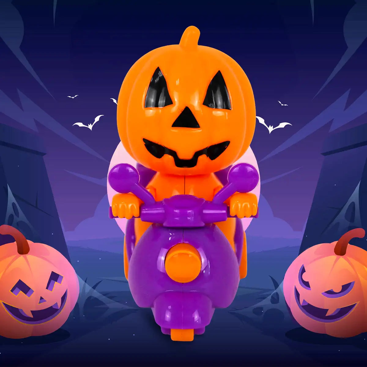 Paleta de Dulce con Juguete de Calabaza, Halloween