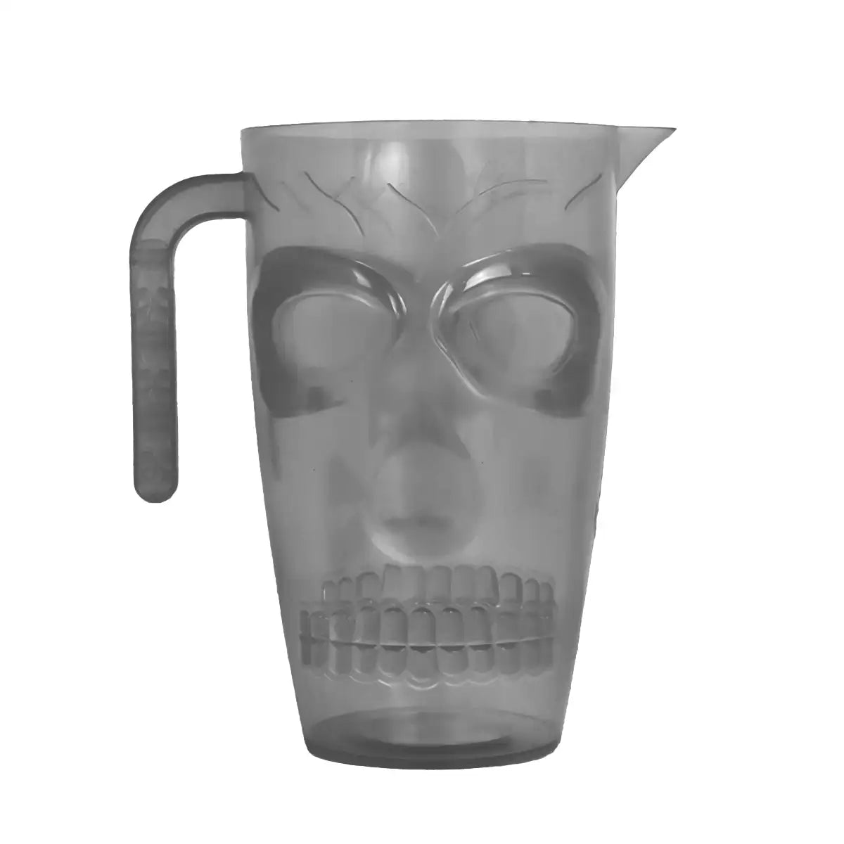 Jarra de Plástico con Forma de Calavera, Halloween, Color Gris