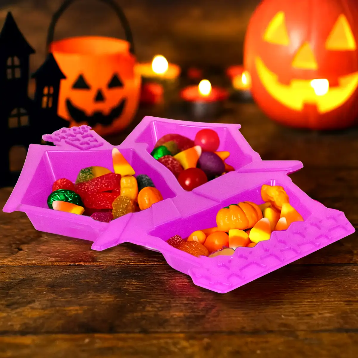 Bandeja Castillo Embrujado, Color Morado