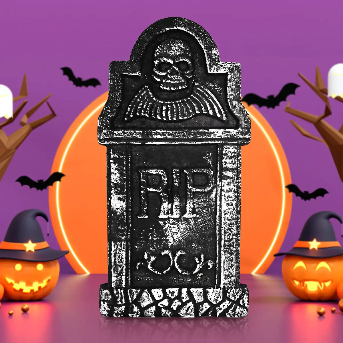 RIP, Lápida, Decoración de Espuma, Halloween